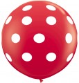 Balloon - 36" Red Dots