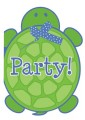8 Preppy Turtle Fill-in Invitations